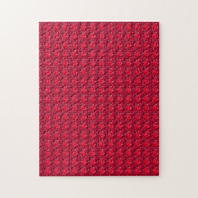 Ruby Gemstone Art, Red Jigsaw Puzzle (Vertical)