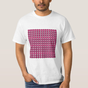 Ruby Gemstone Art, Red T-Shirt