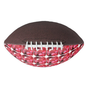 Ruby Gemstone Pink American Football