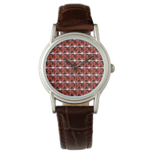 Ruby Gemstone Red Watch
