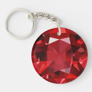 Ruby Keychain
