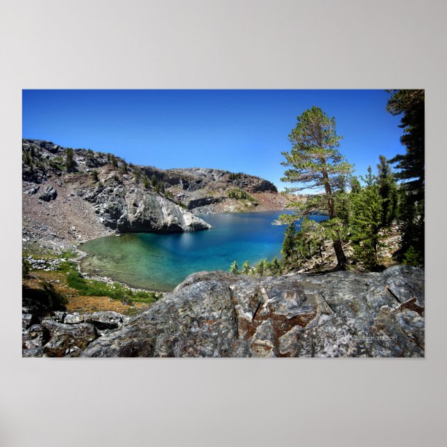 Ruby Lake - John Muir Trail - Sierra Nevada Poster (Front)