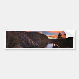 Ruby Lake Sunset - John Muir Trail - Sierra Nevada Bumper Sticker