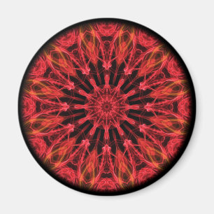 Ruby Love kaleidoscope Magnet