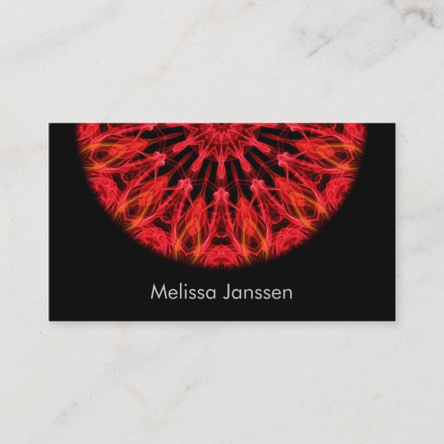 Ruby Love -Mandala- Business Card (Front)