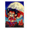 Ruby Moon ART PRINT Ruby Dragonling Dragon Fairy