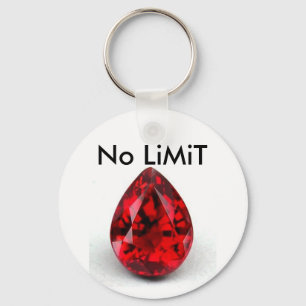 ruby, No LiMiT Key Ring