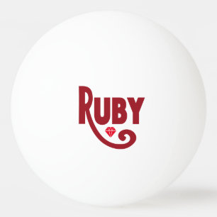 Ruby Ping Pong Ball