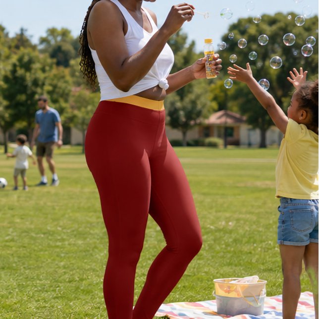 “RUBY RED” – ACTIVEWEAR LEGGINGS (Our Leggings: RUBY RED.
)