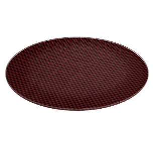 Ruby Red Carbon Fibre Print Cutting Board