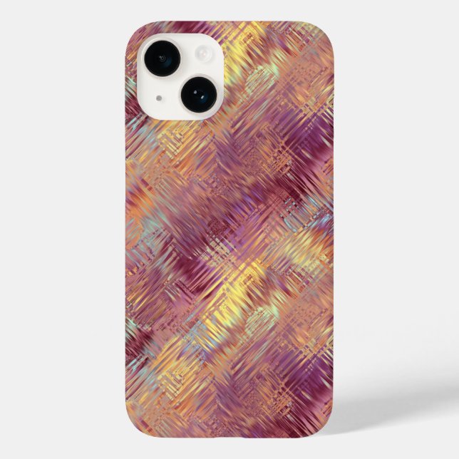 Ruby Red Liquid Pattern Case-Mate iPhone Case (Back)