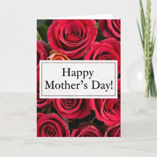 Ruby Red Mothers Day Card