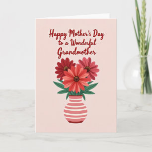Ruby Red Mothers Day Wish Card