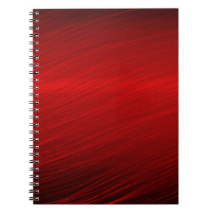Ruby red paper business shiny notebook
