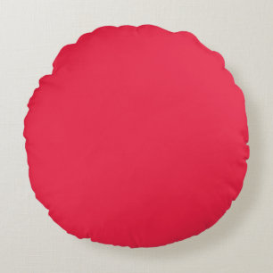 Ruby Red Round Cushion