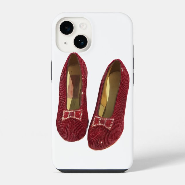 Ruby Red Slipper Wicked Shoes iPhone 14 Case! Case (Back)