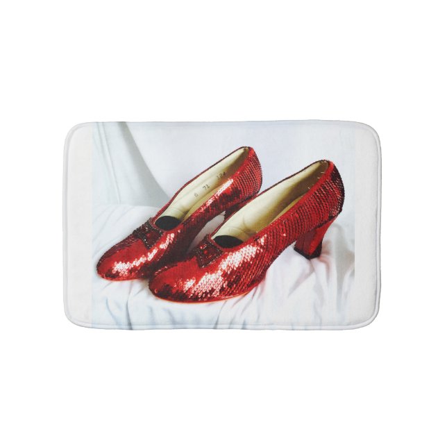 Ruby Red Slippers Bath Mat! Bath Mat (Front)