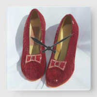 Ruby Red Slippers Oz Clock for the Wizard you love