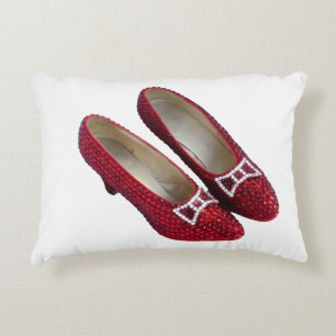 Ruby Red Slippers Wiched Accent Pillow! Decorative Cushion