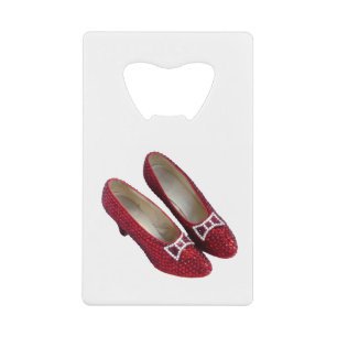 Ruby Red Slippers Wicked CreditCard Bottle Opener