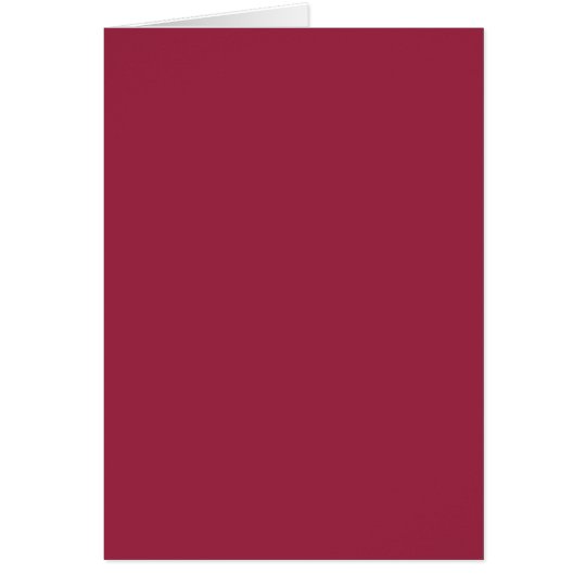 Ruby Red Solid Colour Card