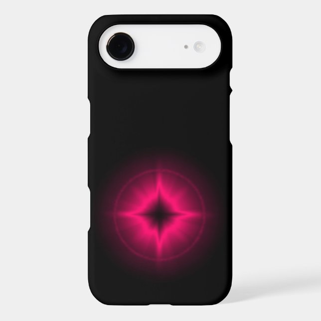 Ruby Red Star on black (Back)