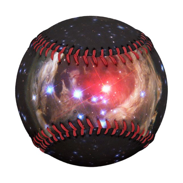 Ruby Red Supergiant Star Dust Baseball (Front)
