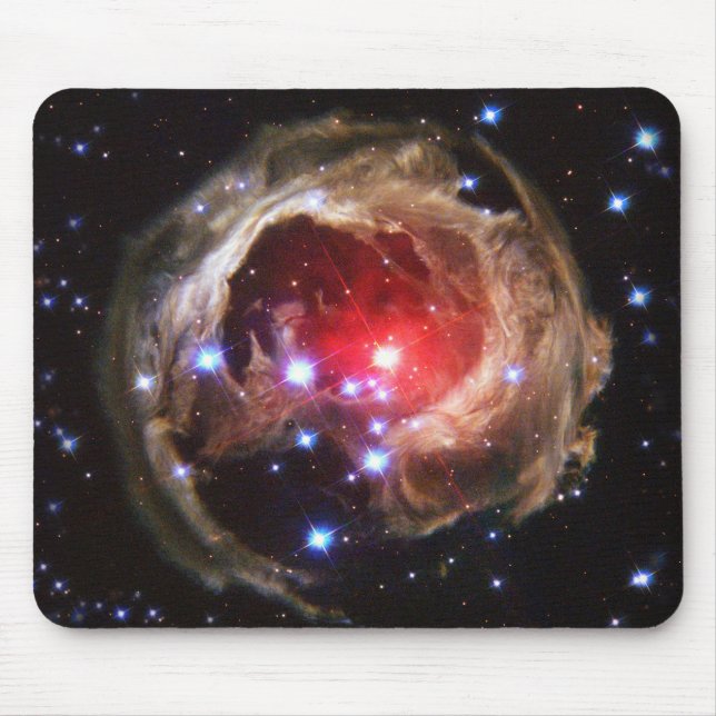Ruby Red Supergiant Star Dust Mouse Mat (Front)