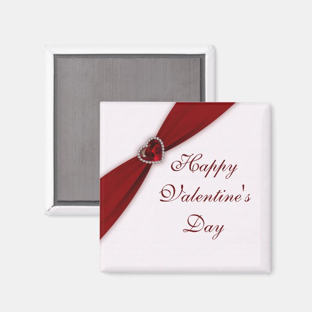 Ruby Red Valentine's Day Magnet (Front/Back)