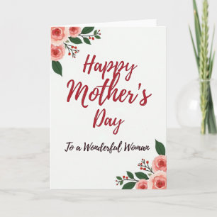 Ruby Roses Mothers Day Tribute Card