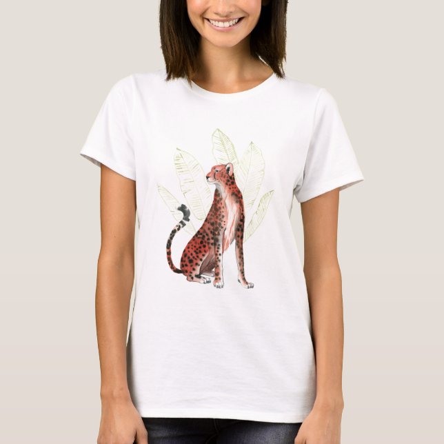 Ruby Runner Leopard T-Shirt (Front)