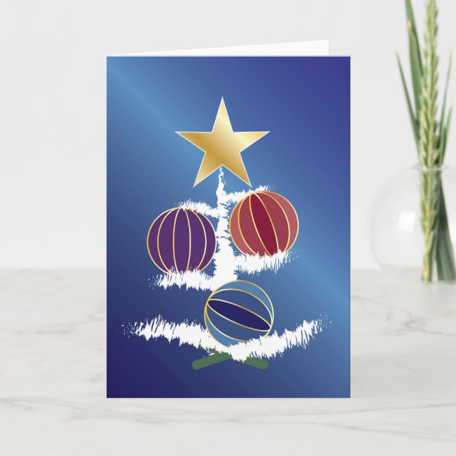 Ruby Sapphire Amethyst Holiday Card (Front)