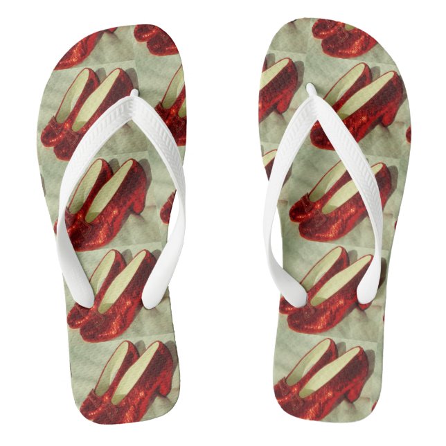 Ruby Slippers flip flops! Flip Flops (Footbed)
