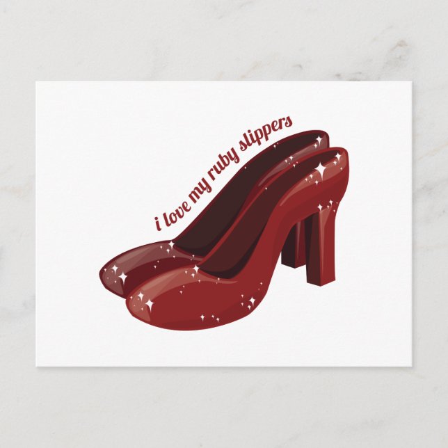 Ruby Slippers Postcard (Front)