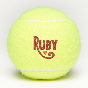 Ruby Tennis Balls