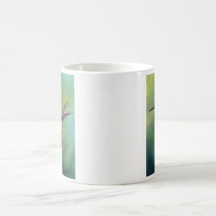 Ruby Throated Hummingbird Art Mug