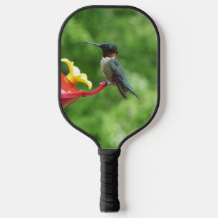 Ruby-Throated Hummingbird Bird Photography Pickleball Paddle