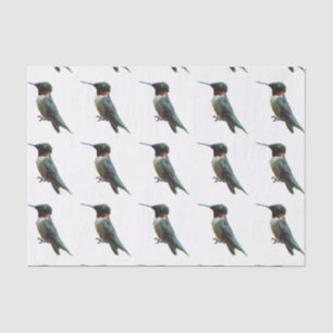 Ruby-Throated Hummingbird Bird Photography Tissue Paper