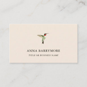 Ruby-throated Hummingbird Business Card