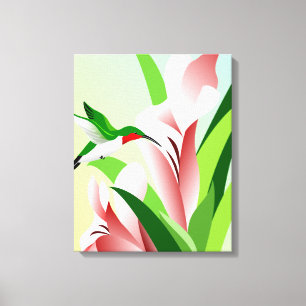 Ruby-throated Hummingbird Canvas Print