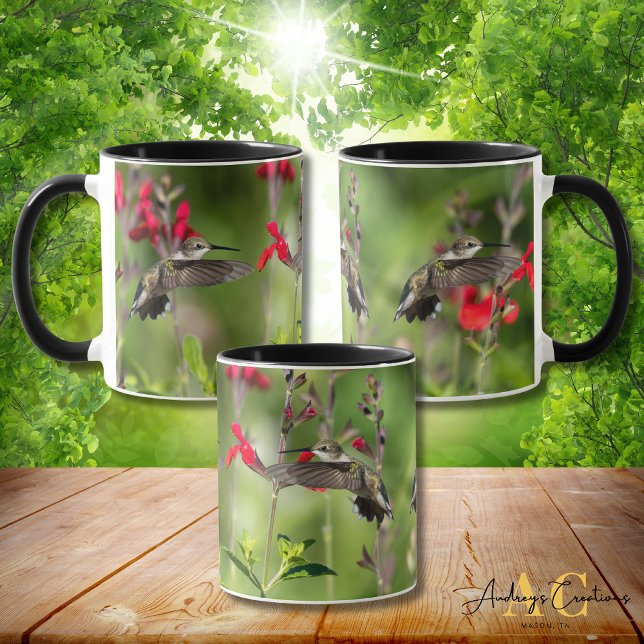 Ruby-Throated Hummingbird Design  Mug (Creator Uploaded)