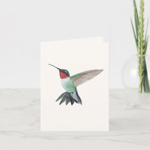 Ruby-throated Hummingbird Greeting Card
