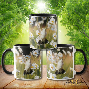 Ruby-Throated Hummingbird "in Daisys" Mug
