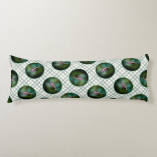 Ruby-throated Hummingbird Original Photograph Body Cushion