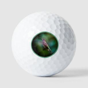 Ruby-throated Hummingbird - Original Photograph Golf Balls