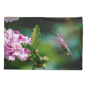 Ruby-throated Hummingbird - Original Photograph Pillowcase