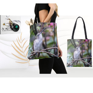 Ruby-Throated Hummingbird Tote Bag