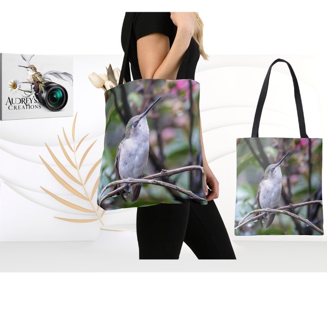 Ruby-Throated Hummingbird  Tote Bag (Creator Uploaded)