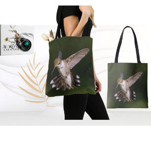 Ruby-Throated Hummingbird Tote Bag