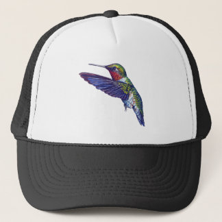 Ruby Throated Hummingbird Trucker Hat